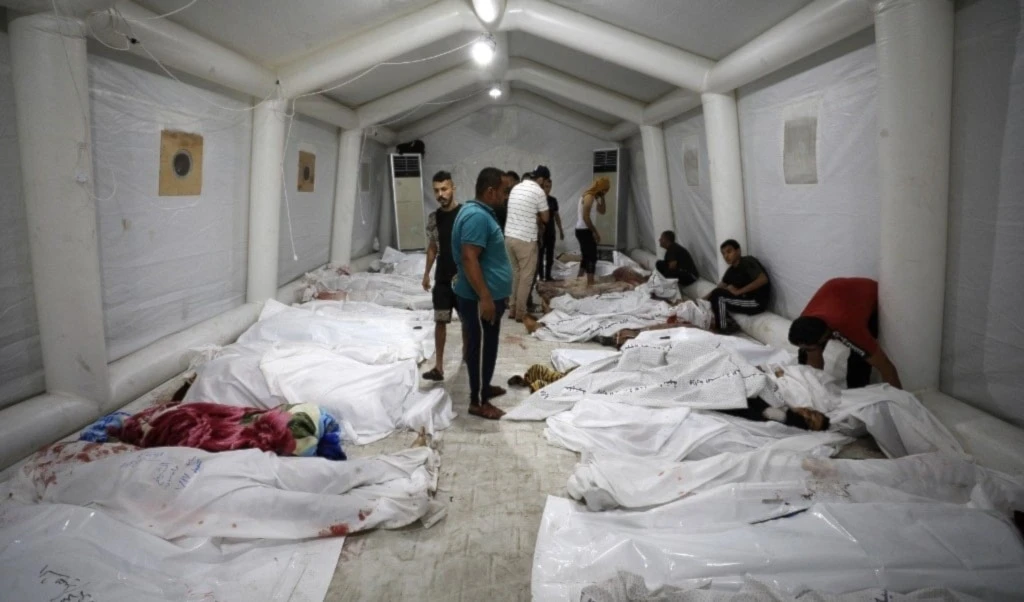 Mujeres y niños son el 75 òr ciento de las víctimas mortales de la masacre israelí en Gaza.