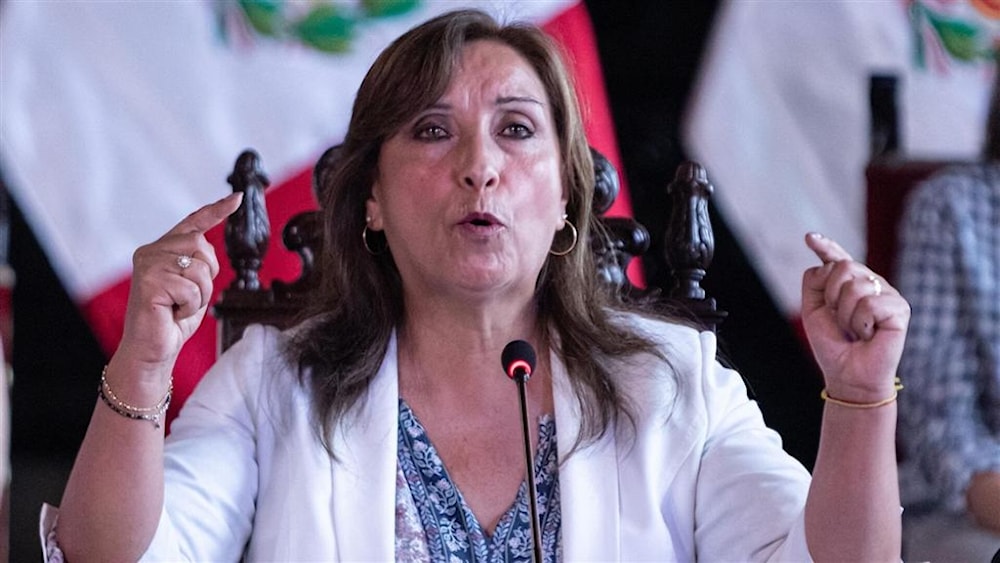 Presidenta de Perú, Dina Boluarte.