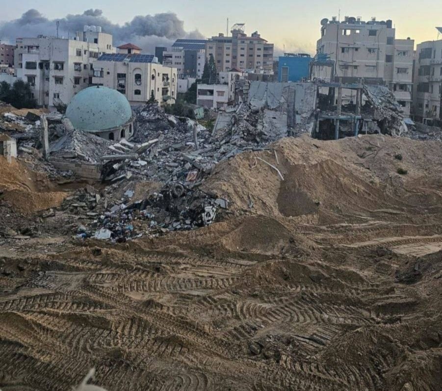 La edificación bombardeada en su totalidad, era vital para el sector sanitario en Gaza. 