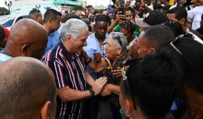 Díaz-Canel recorre centros productivos de Guantánamo Díaz-Canel recorre centros productivos de Guantánamo