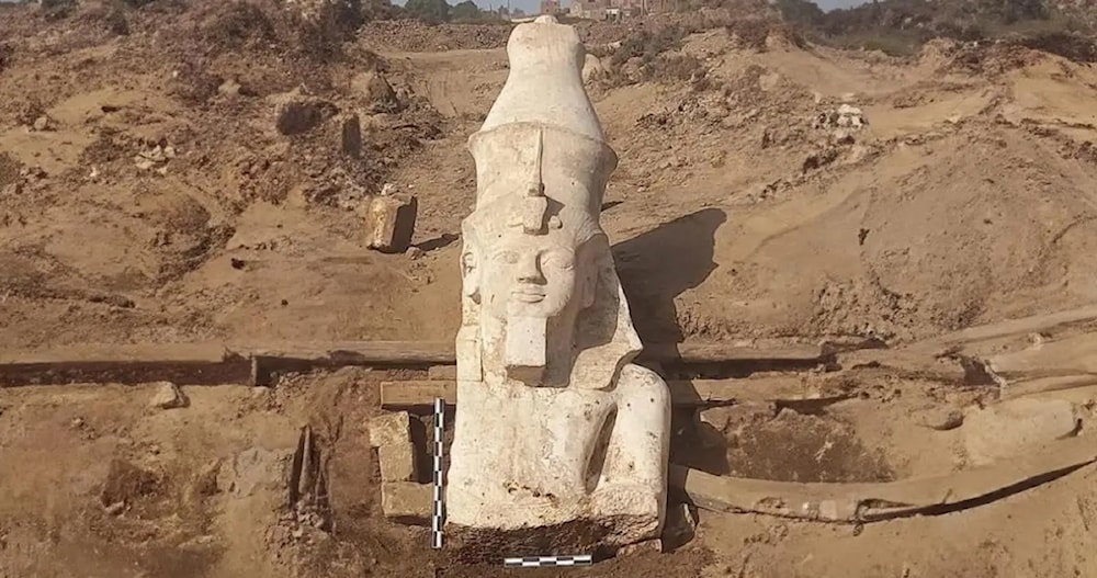Resuelven el misterio de una estatua de Ramsés II en Egipto