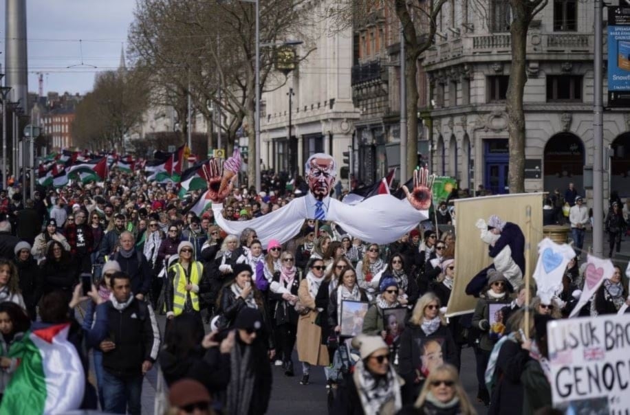 Mnaifestaciones en apoyo a Palestina en ciudades y capitales de todo el mundo.ntra el régimen israelí.