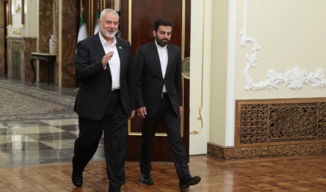 Ismail Haniyeh durante una visita anterior a la República Islámica.