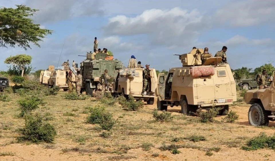 Fuerzas del ejército de Somalia.