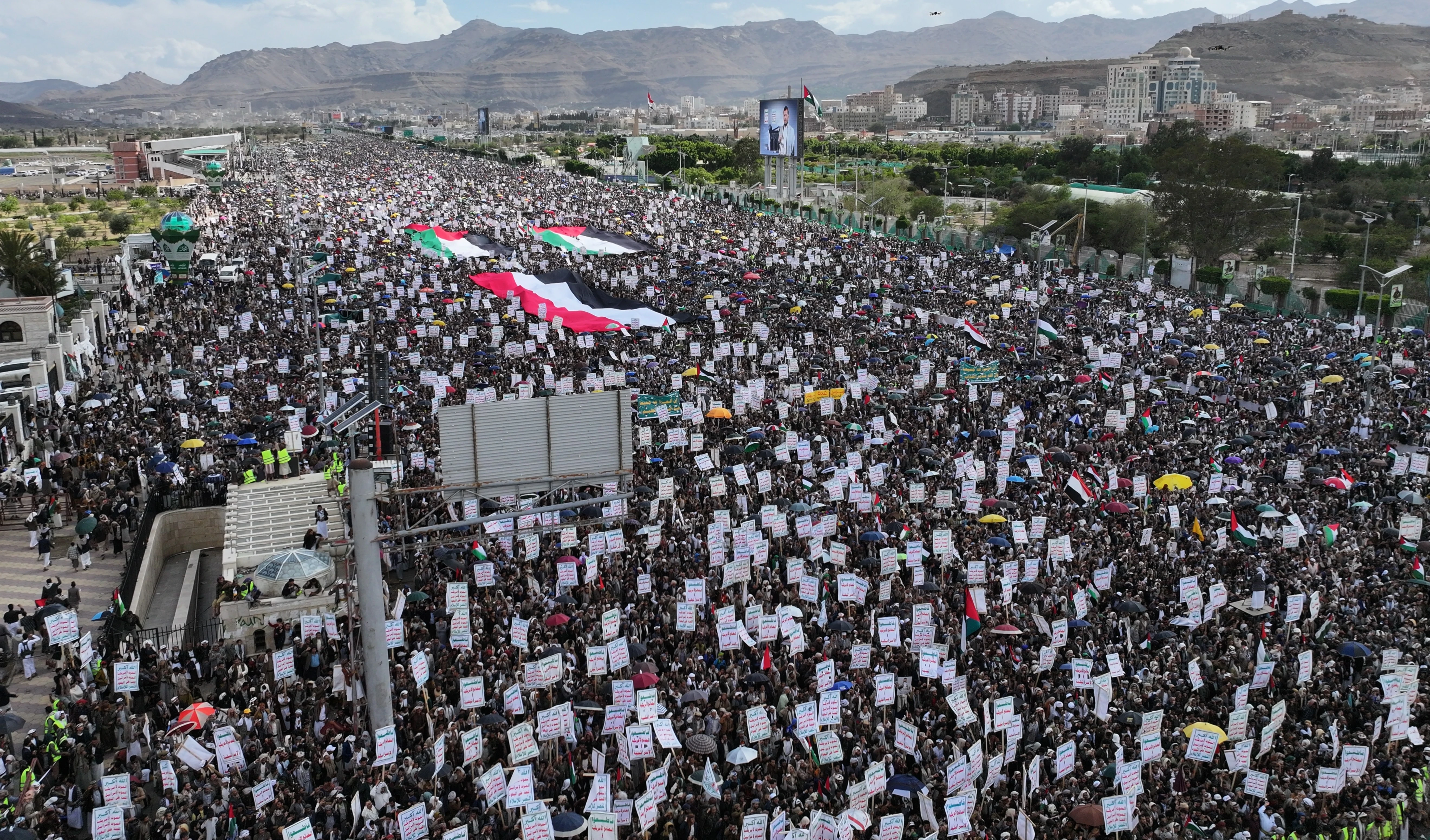 Marcha de Solidaridad con palestina en Saná, Yemen. Marcha de Solidaridad con palestina en Saná, Yemen.
