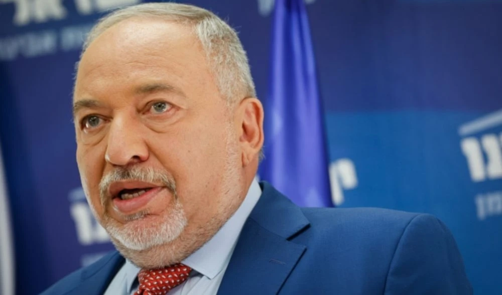 El exministro de Seguridad de la ocupación israelí, Avigdor Lieberman.
