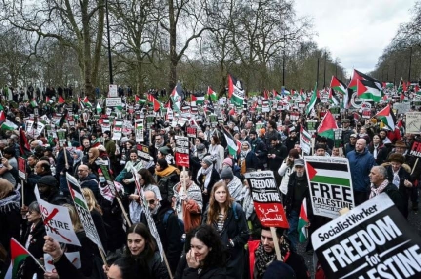 Protestas masivas en todo el mundo, en apoyo a Gaza y contra “Israel