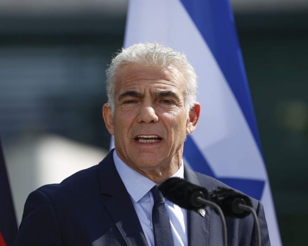 El jefe de la oposición israelí, Yair Lapid.