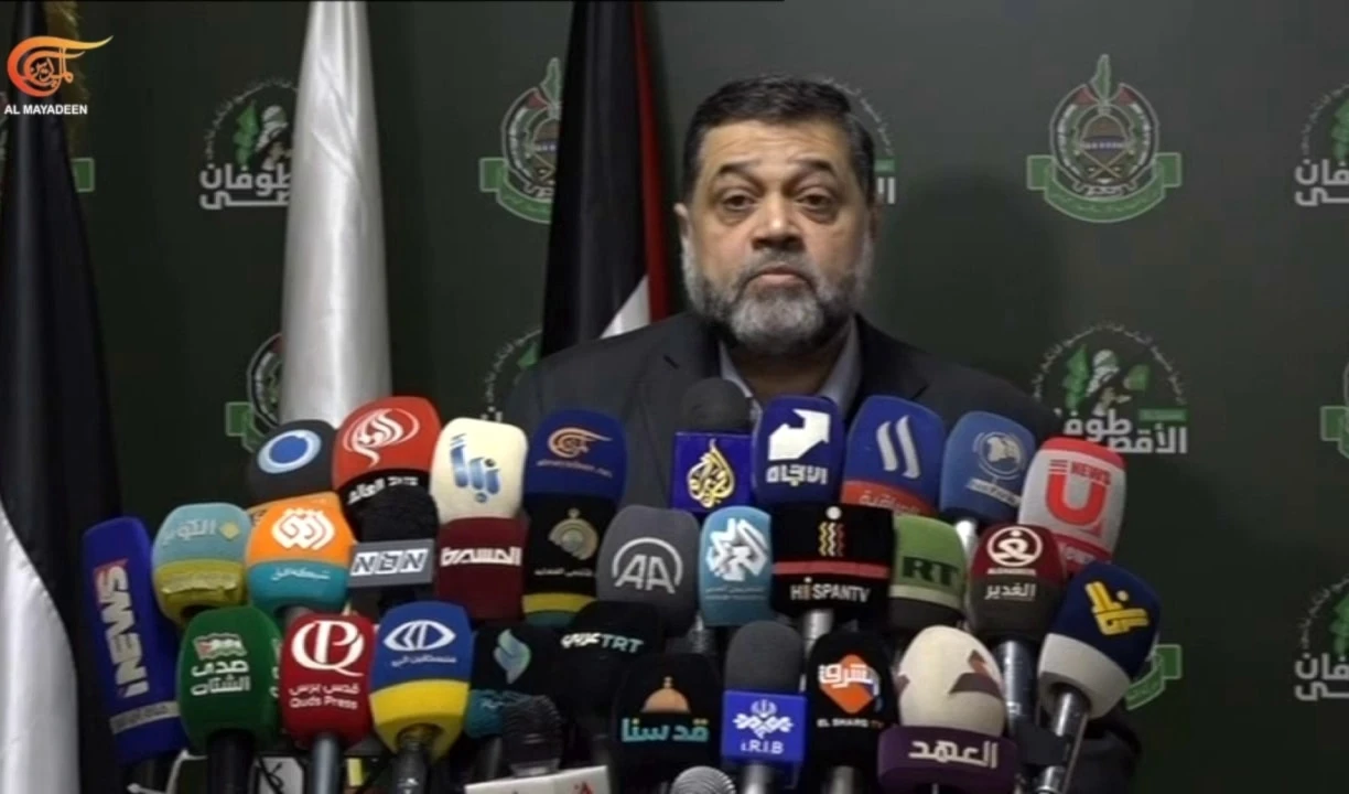 Dirigente del movimiento Hamas, Osama Hamdan.