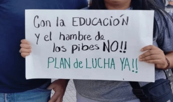 Condenaron también la negación gubernamental de aumentar sueldos por la elevada inflación.