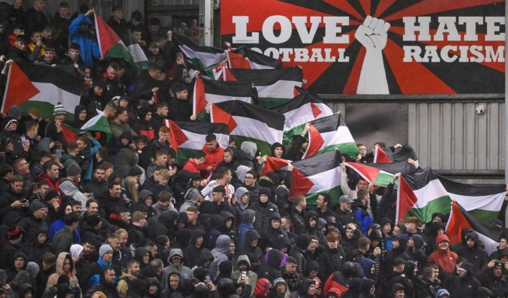 Desde Irlanda, un partido de fútbol en solidaridad con Palestina.