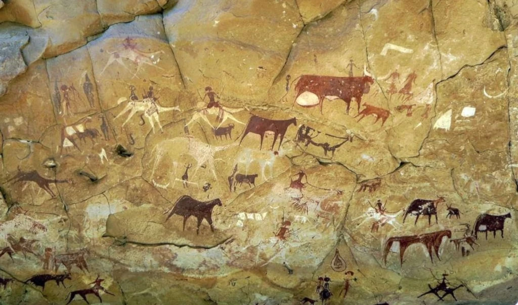 Arte rupestre Sahara. Foto: Commons.