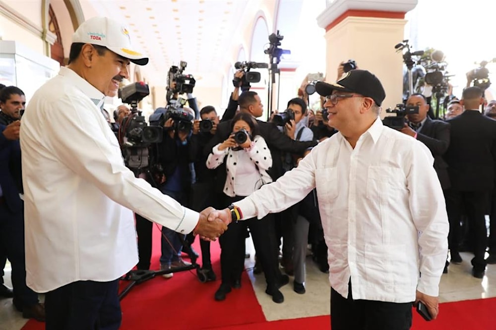 Presidente de Venezuela recibió a su homólogo de Colombia.