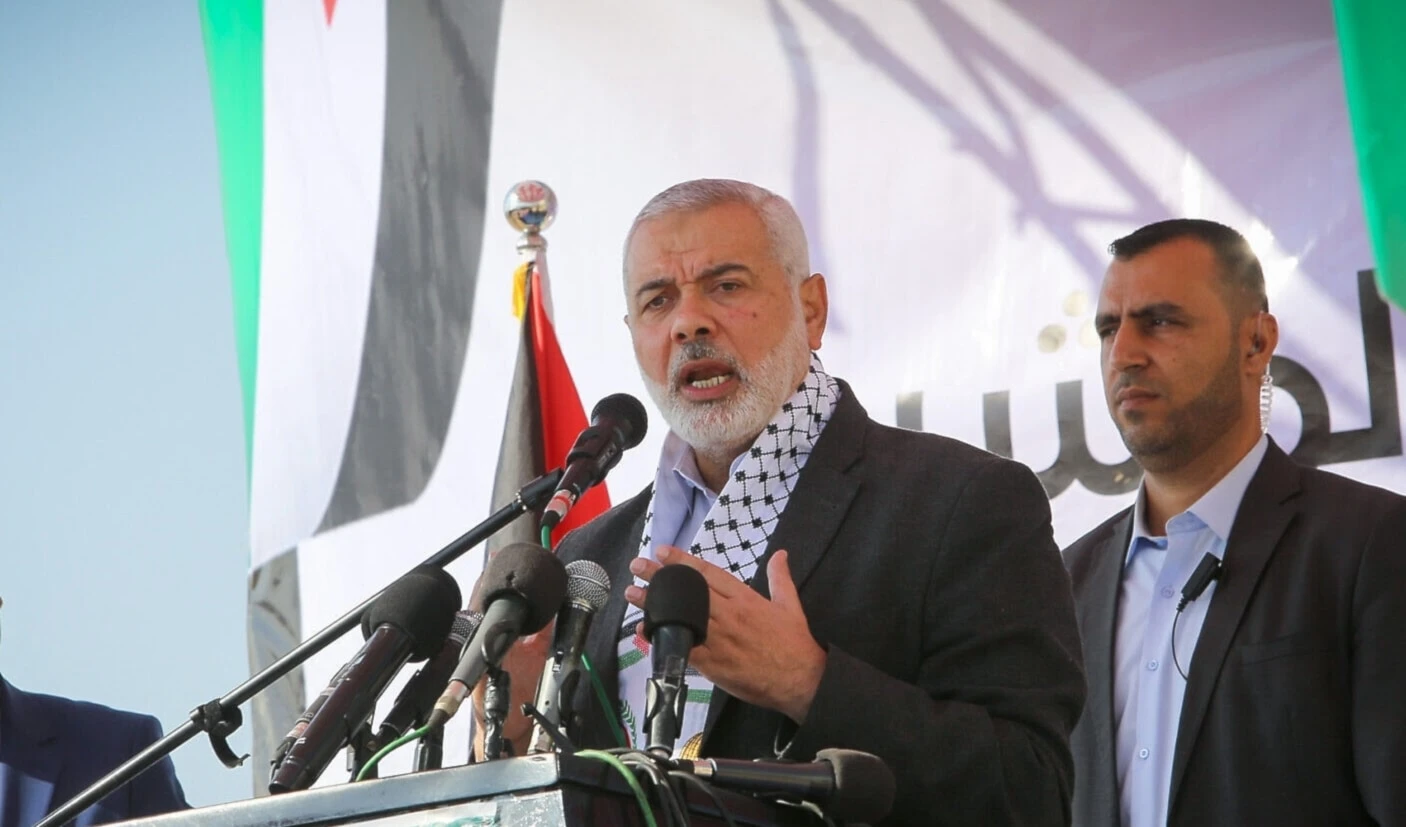 El jefe del buró político de Hamas, Ismail Haniyeh.