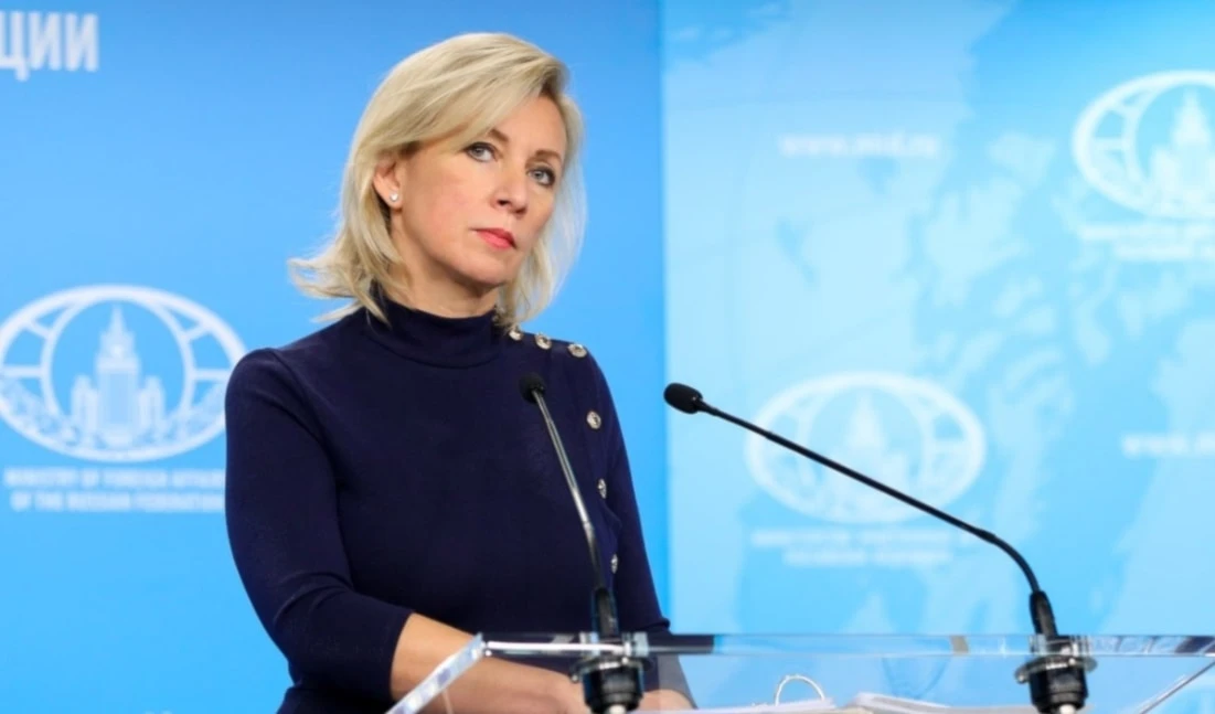 Portavoz del Ministerio de Asuntos Exteriores de Rusia, María Zakharova.