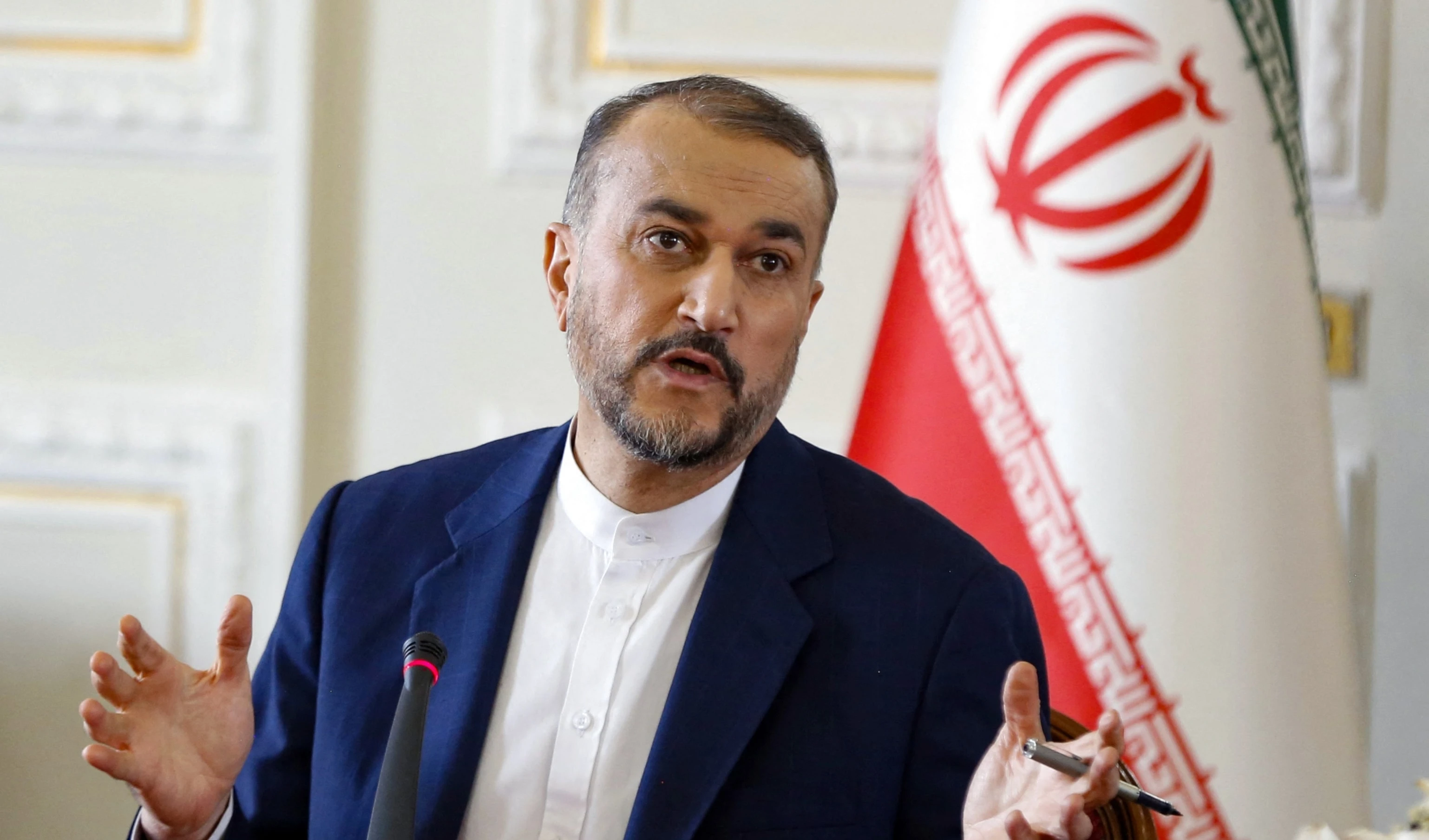 Ministro de Asuntos Exteriores de Irán, Hossein Amir Abdullahian.