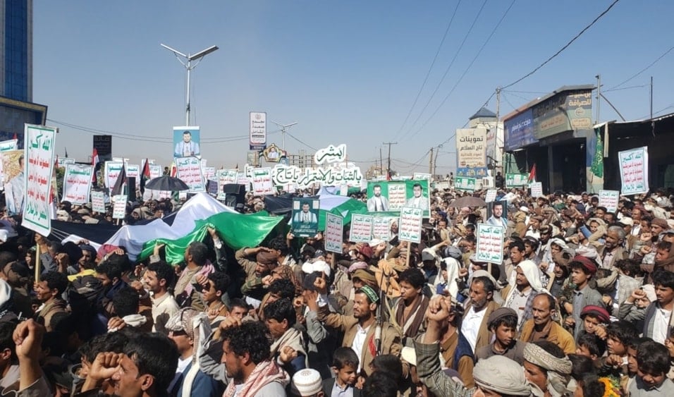 Manifestaciones masivas en Yemen en solidaridad con Palestina