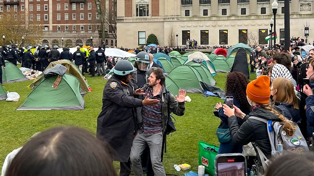 Arrestan a universitarios por su apoyo a Palestina en EE.UU. Foto: AP. 