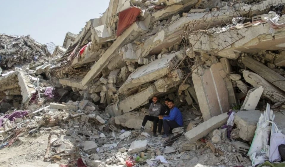 Las ruinas en que "Israel" convirtió la ciudad de Gaza.