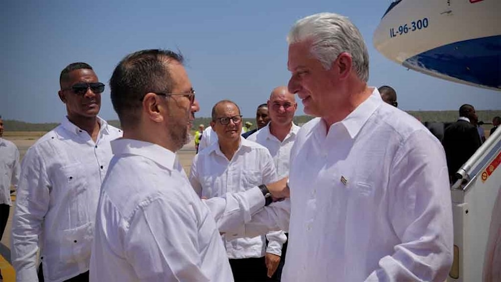 El ministro para las Relaciones Exteriores de Venezuela, Yván Gil, recibió al presidente de Cuba, Miguel Díaz-Canel Bermúdez.