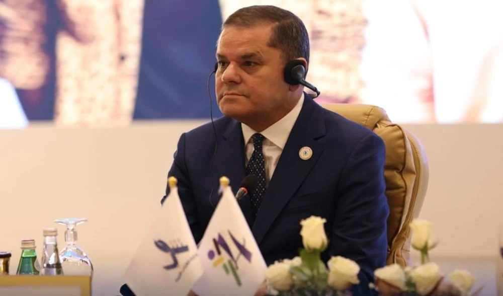 El presidente del Gobierno de Unidad Nacional de Libia, Abdul Hamid Deibah.