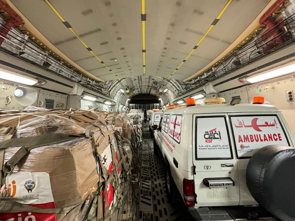 Parte primer vuelo del puente aéreo kuwaití de socorro a Sudán