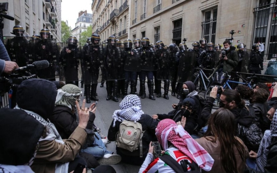 Universidades francesas son testigos de condena a la guerra en Gaza  