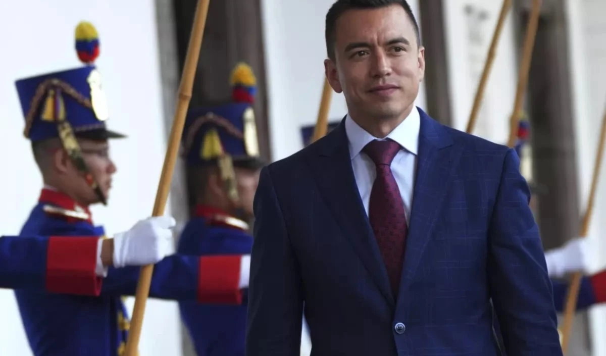 El presidente de Ecuador, Daniel Noboa.