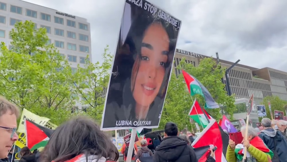 Manifestantes exigen en Francia exclusión de “Israel” de París 2024.