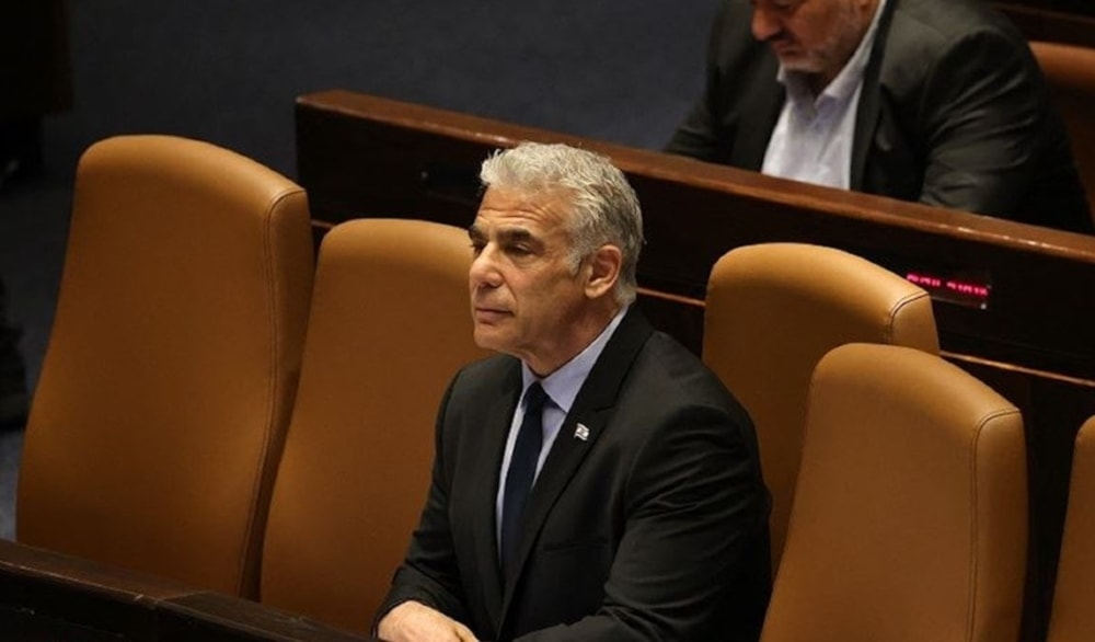 El líder de la oposición en la entidad israelí, Yair Lapid.