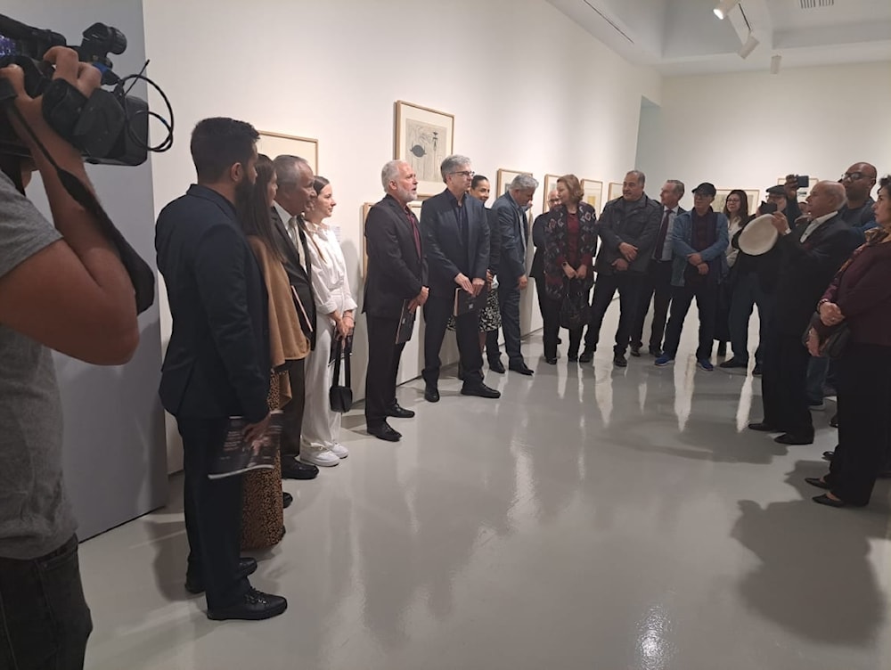 Inauguración de la exposición. Foto: Embajada de Cuba en Marruecos.