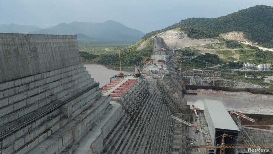 Al 95 por ciento construcción de la presa del Renacimiento en Etiopía.