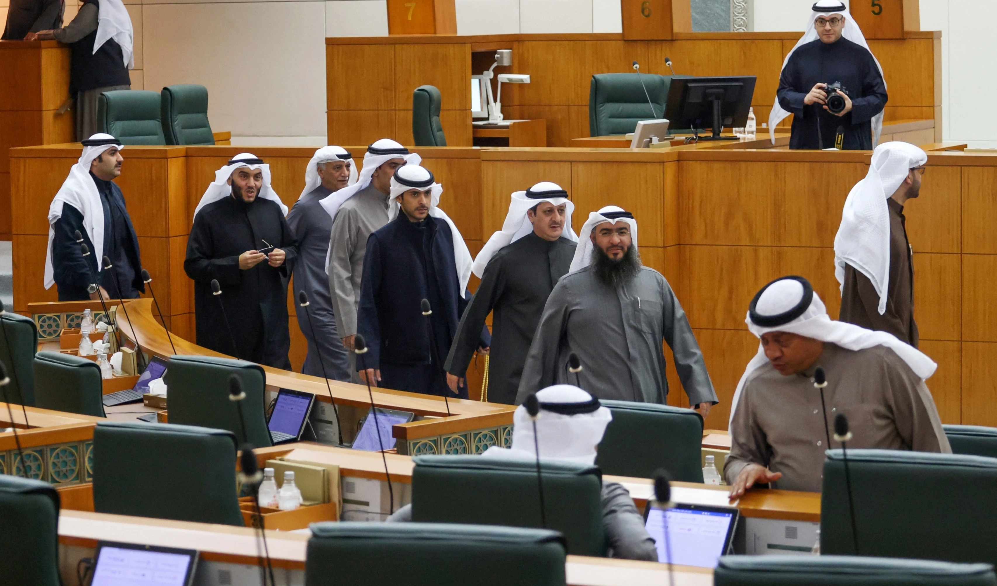 Sesión del Parlamento kuwaití.