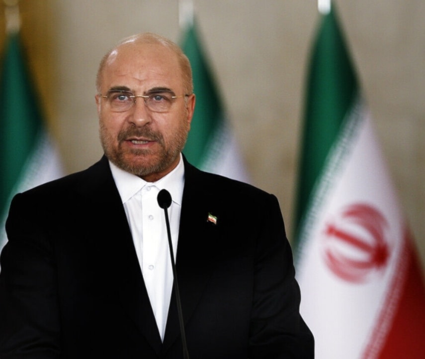 El presidente del Consejo de Shura de Irán, Mohammad Baquer Qalibaf.