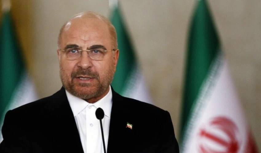 El presidente del Consejo de Shura de Irán, Mohammad Baquer Qalibaf.