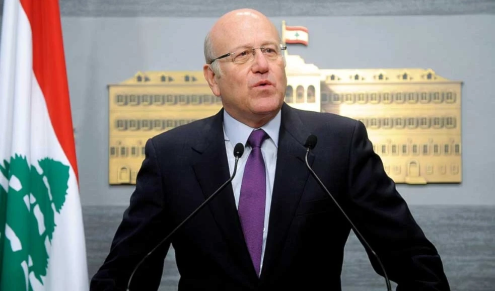El primer ministro interino de Líbano, Najib Mikati.