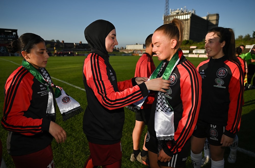 Goles de solidaridad con Palestina desde Irlanda.