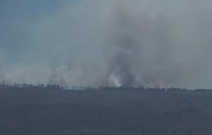 Misiles y pryectiles de artillería de Hizbullah impactan en los territorios al norte de la Palestina ocupada.