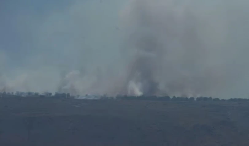 Misiles y pryectiles de artillería de Hizbullah impactan en los territorios al norte de la Palestina ocupada.