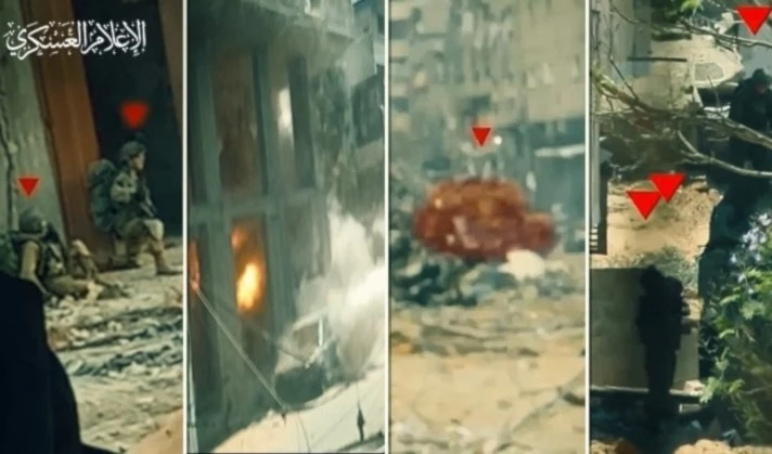 Las brigadas del movimiento de resistencia palestina Hamas están presentes y respirando.