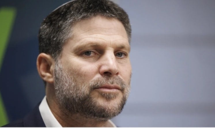 Ministro de Finanzas del gobierno de ocupación, Bezalel Smotrich.