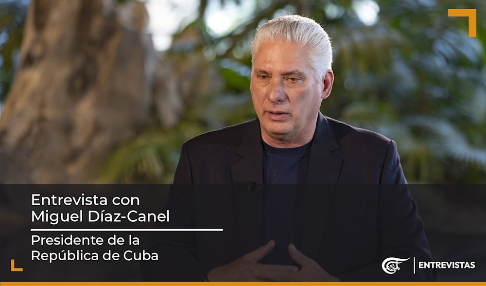 Entrevista al presidente de Cuba, Miguel Díaz-Canel 