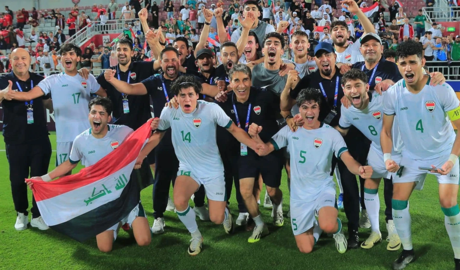 Fútbol de Irak asegura boleto hacia París 2024.