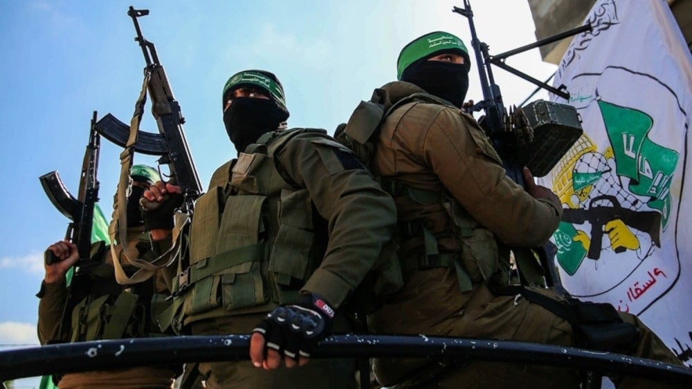 Combatientes de Hamas.