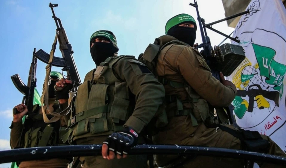 Combatientes de Hamas.