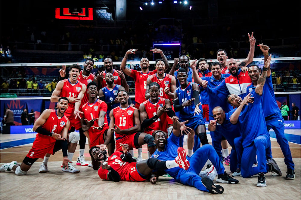 Cuba vence a Brasil y silencia el Maracanãzinho en Liga de Naciones.