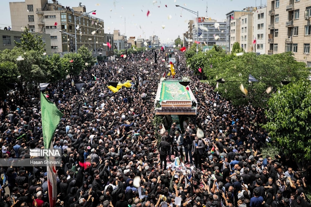 Dos millones de personas llegaron a Teherán para rendir homenaje al mártir presidente, Ebrahim Raisi, y sus compañeros. 