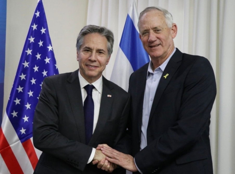 Antony Blinken y Benny Gantz, los eternos aliados. 