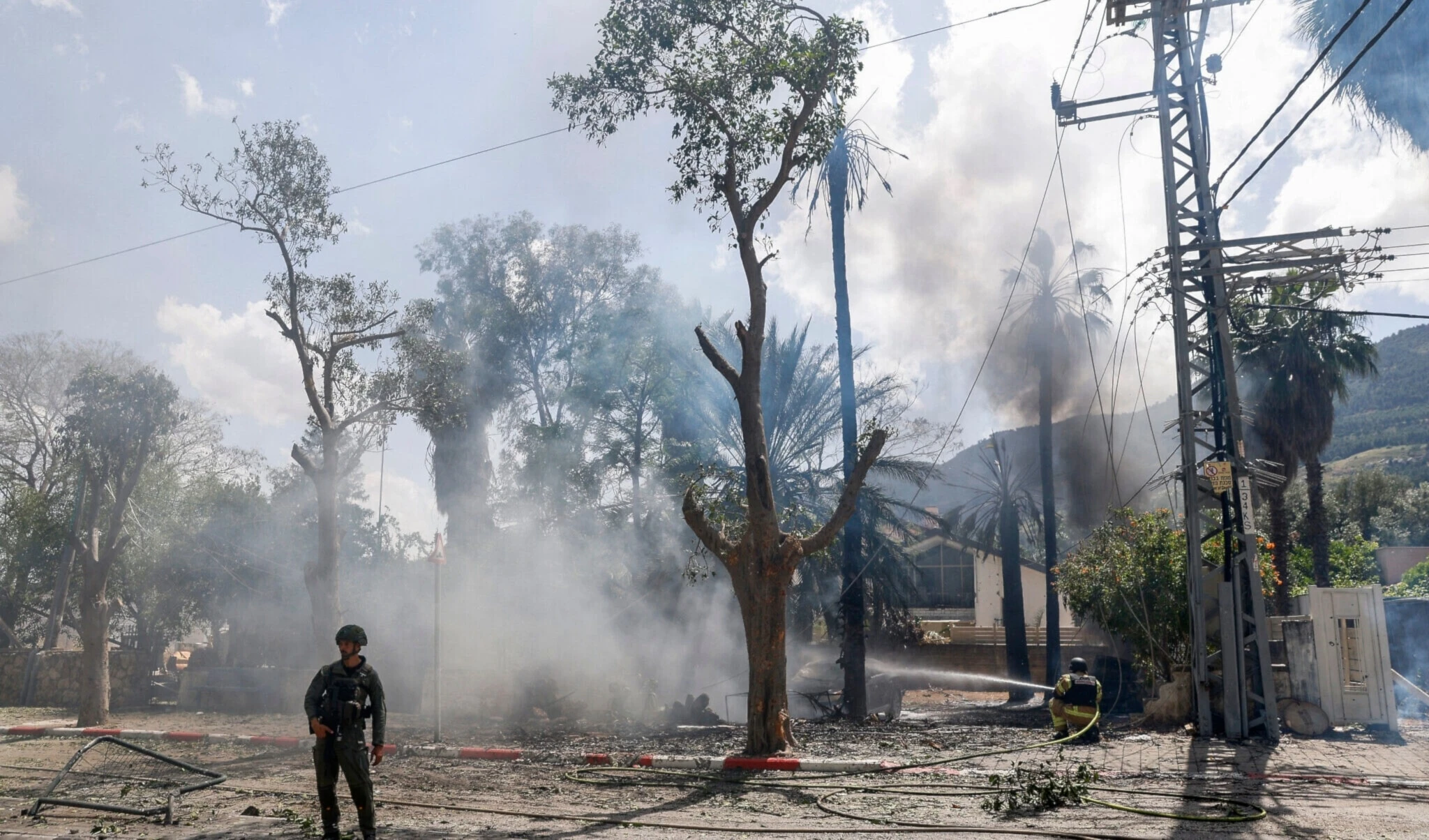 Misiles de Hizbullah causan severos daños en los asentamientos israelíes al norte de la Palestina ocupada.
