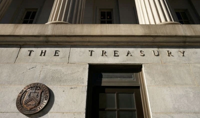 Sede del DEpartamento del Tesoro de Estados Unidos.